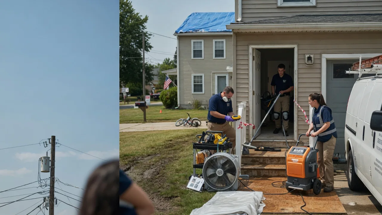 Water Damage Repair in Paden City, WV near me